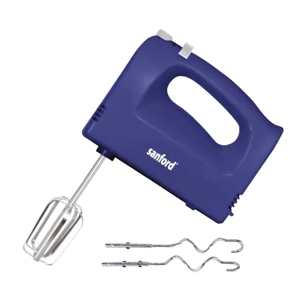 Sanford Hand Mixer 0 L 160 W SF1335HM BSKitchen Appliances5 Speed Levels: The 5 speeds allow you to choose the speed that best suits the food you are preparing.Beater Eject Lever: The mixer features a convenient beater eject lever which allows for easy re